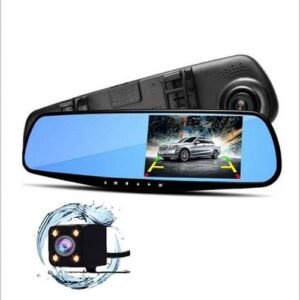 Car DVR Rearview Mirror Camera 4.3 inch (approx. 10.9 cm) Rear Car Camera Dual Lens Camera Front and Rear Reversing Safety For Car