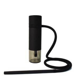 PUGTOP Portable Car Set with Silicone Hose Mini for Outdoor Travel Mobile Narguile Chicha Cachimbas