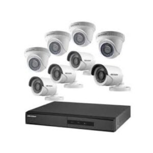 Hikvision 1080P CCTV Camera 4 Indoor + 4Outdoor Camera + 8Channel DVR