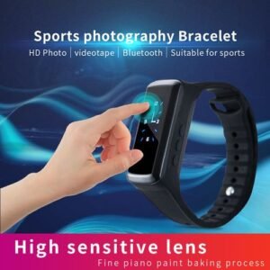 1080P Mini Camera Smart Band Camcorder Bracelet Smart Wristband Watch Camera Secret D