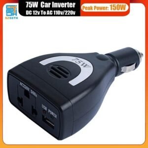 75W/150W 12V To AC 220V 110V Car Power Inverter Multifunctional Car USB Charger Portable Auto Voltage Converter Adapter