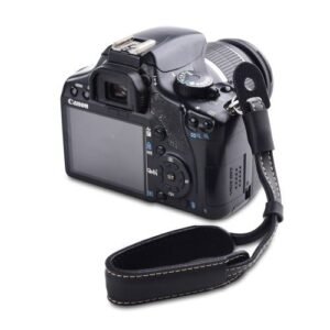 Camera Leather Hand Grip Metal Ring Wrist S For Canon EOS 200D 5D Mark III IV 7D 6D II 100D 80D 77D 70D M100 M50 M6 M3