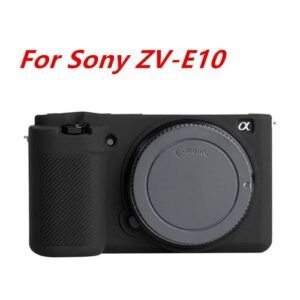 Silicone Case Cover Camera Bag For Sony A7IV A7M4 ZV-E10 ZV-1 A7c A9 A7R A7 A7S Mark III IV A7SIII A7III A7RIII A7RIV A9II ZV1