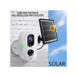 Solar Powered 4G Simcard Indoor Camera 1080p