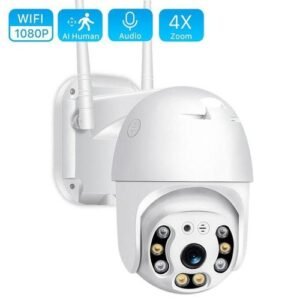 1080P Security Camera WIFI Outdoor PTZ Speed Dome Wireless IP Camera CCTV Pan Tilt 4XZoom IR Network Surveillance P2P CAM