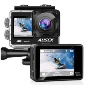 ausek Body Mount Camera 4k 60FPS Wifi Sport Video Waterproof