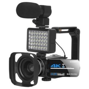 KOMERY  AF2 4K Digital Video Camera With Stabilizers Kit