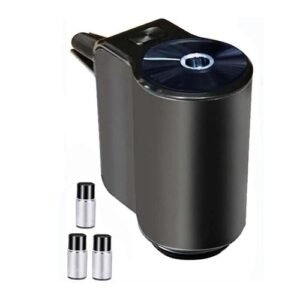 Smart Car Air Freshener 3 Levels Portable Smart Car Air Freshener, Inteligente Car With 3Pcs Empty Bottle, Durable-Black_Clear