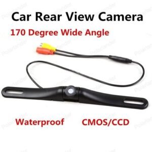 Long License Plate Frame 170 Degree 420 Tv Lines Waterproof Backup Camera Shockproof Cmos/ccd Car Rear View Camera