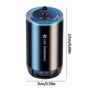 Car Diffuser Air Freshener Smart Auto Scent Mist Aromatherapy Diffuser Automatic And Quick Essential Diffusers Car fragrance-C_WHITE