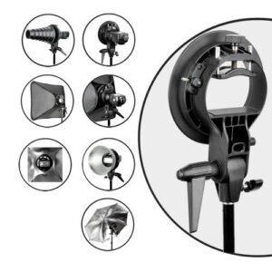 Godox S-Type Bracket Bowens Mount Holder For Speedlite Softbox