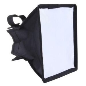 Portable Flash Folding Soft Box, Without Flash Light Holder, Size: 15 X 17 CmBlack  White