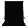 Jaop 1x Photography Backdrop Black 60/150