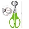Pigeon Quail Egg Scissor Bird Cutter Opener Kitchen Tool Clipper Shells Scissors Cracker Cigar Stainless Steel Househ