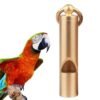 Parrot Bird Training Whistle Pigeon Training Whistle Sound Reflection Sonic Whistle Brass Outdoor Emergency Whistle