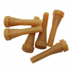 50 Pcs Poultry Rubber Rod Pigeon Quail Length 6.2cm Rubber Plucking Fingers Removal Machine Glue Plucker