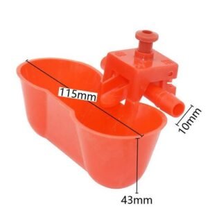 5 Pcs Bird Dringking Bowls Water Drinker For Pigeon Quail Automatic Chicken Drinking Double Cups With Screws Bird Feeder Tools
