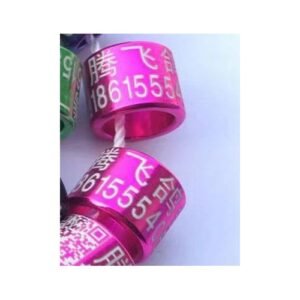 50pieces Leg Bands Ring Use Parrote Foot Rings For Pigeon Aluminium Pigeon Ring Tag Year Name Logo Serial Numbered