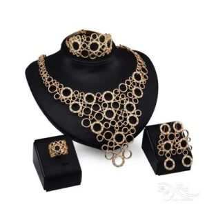 Elegant Women's Rhinestone Jewelry Set
