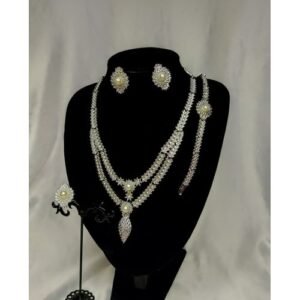 FOUR IN ONE  FASHION JEWELRIE SETS, SILVER COLOUR
