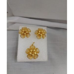 LUXURY TWO IN ONE NON-TARNISH FASHION JEWELRY, GOLD COLOUR