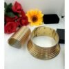 Classy Costume Golden Necklace And Bangle Jewelry Set