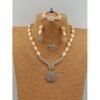 Classical Women Wedding Necklace And Jewelry Set- Gold
