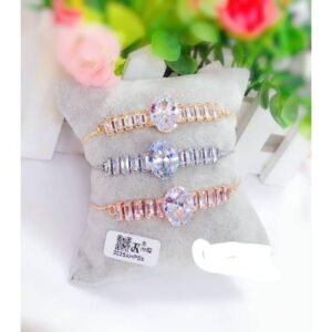 Three Tones Jewelry African Bracelets Set