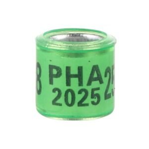 50pcs Pha 2025 Pigeon Foot Ring Aluminum Plastic Material Inner Diameter 8mm Bird Foot Ring With Numbers Bird Supplies New