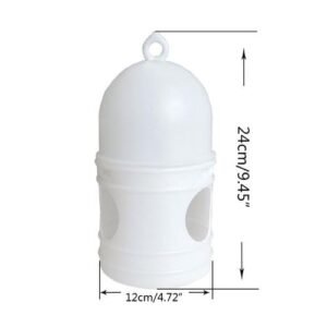 1 Piece Automatic Bird Waterer Portable Pigeon Water Feeder With Handle Plastic Dove Drinker 1l 4l 6l 10l Pet Supplies