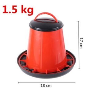 1.5kg/3kg/6kg Quality Chicken Automatic Feeder Quail Pigeon Feeder Chicken Feeding Bucket Poultry Animal Feeding Tools 1pc