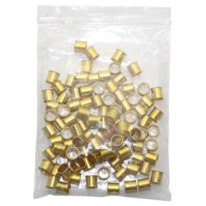 100 Pcs 8mm Diameter Bird Pigeon Digital Aluminum Foot Ring Custom 4 Colors No.001-100 Aluminum Digital Rings