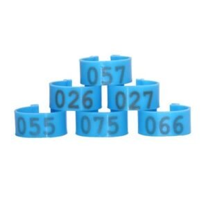 100 Pcs 1.6cm Chicken Hen Pigeon Foot Rings Leg Poultry Dove Birds Chicks Duck Parrot No.001~100 Poultry Farming Equipment