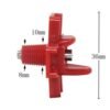 10 Pcs Chicken Feeder Nipples Cross Angle Automatic Water Drinking Dispenser Poultry Supplie Chicken Quail Pigeon Feeder
