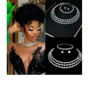 Silver-plated Costume Jewelry Set