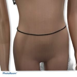 Sexy Women Belly Waist Chain (BLACK)