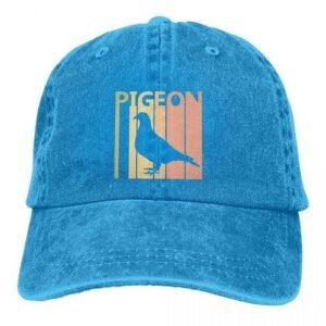 Washed Men's Baseball Cap Pigeon Trucker Snapback Caps Dad Hat Animal Golf Hats