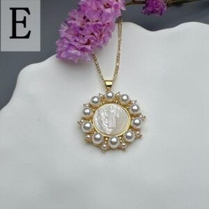 Religious Medal Guadalupe Virgin Mary Peace Dove Necklace Women Jewelry Mother Pearl Pendant Charm Figaro Neck For Female