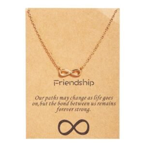 Infinity Gold Plated Chain With Infinity Pendant