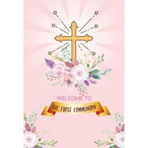 Boy And Girl First Communion Photography Backdrops Pigeon Bible-Vinyl 40x60cm