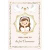 Boy And Girl First Communion Photography Backdrops Pigeon Bible-Vinyl 120x180cm