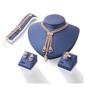 Jewelry1 Set Super Fashion Necklace, Earring, Bracelet, Ring