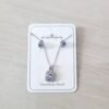 High Quality Ladies Zirconia set of necklace and earrings