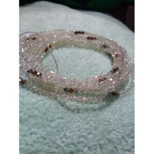 Sexy Crystal Waist Beads 3 Layers Perfect For Size 34