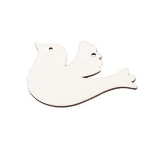 10pcsset Wooden Dove for Wedding Wish Tree or Christmas Dec