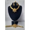 NON TARNISH FOUR IN ONE FASHION JEWELRIE SETS, GOLD COLOUR