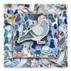 100pcs Cartoon pigeon animal personality crea