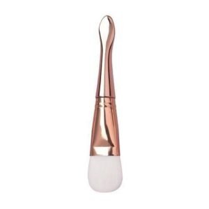 Silicone Mask Brush With DoubleHeaded Soft Hair Beauty Tools Facial Product Cosmetic Spa Cream Foundation Using BRASS WHITE