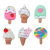 20pcs Mini Ice Cream Decor Accessories Cute Resin DIY Accessories for Handmade Decoration,Mixed Hair NO5123