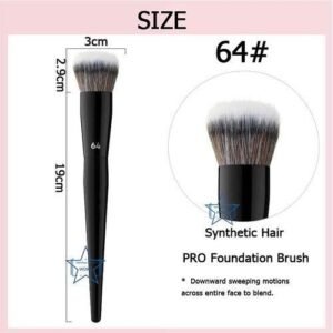 99 Cream Blush Brush Contour Foundation Liquid Blush Brushes Professional Synthetic Hair Flat Blush Brush Blush Brush Small